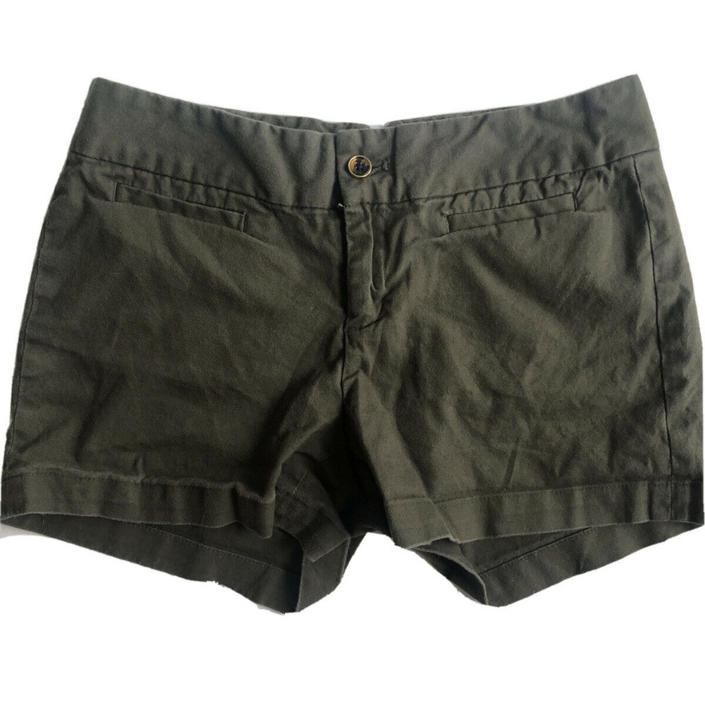 Banana Republic Womens Shorts Size 2 Olive Green